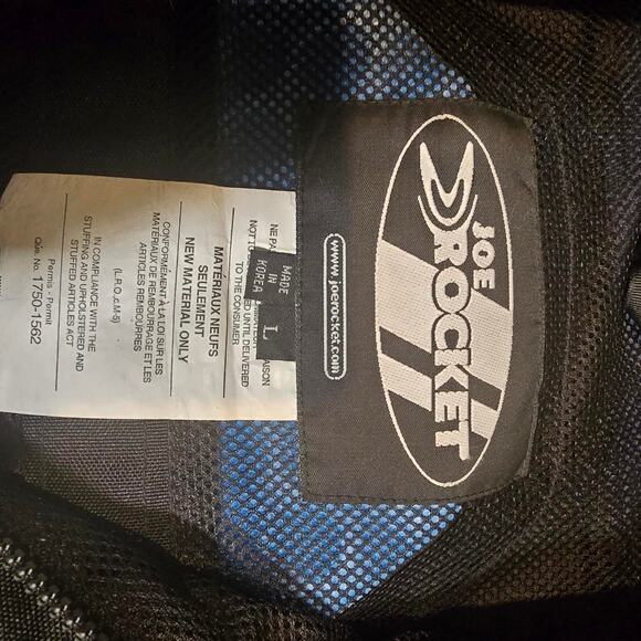 Joe Rocket Riding Jacket. Genuine Leather and Armored. Size L Mens - Picture 6 of 6